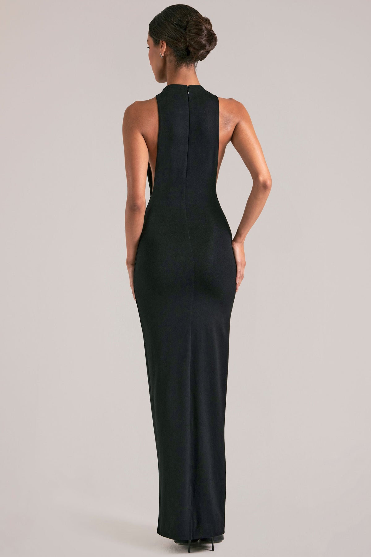 Sleeveless Maxi Dress in Black