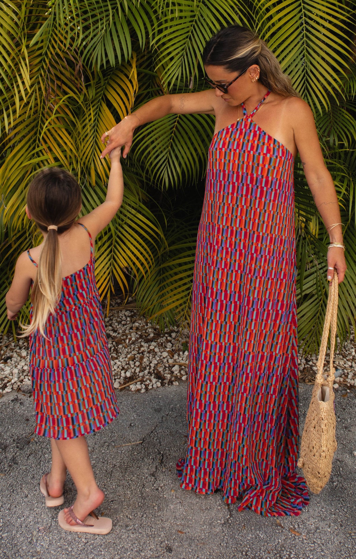 Claudia Maxi Dress ~ Cabo Crush Geo
