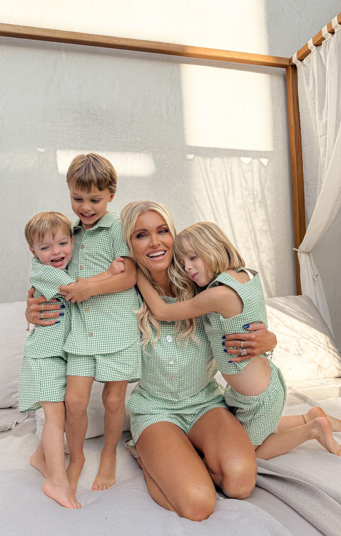 Little Maren Top ~ Field Green Gingham