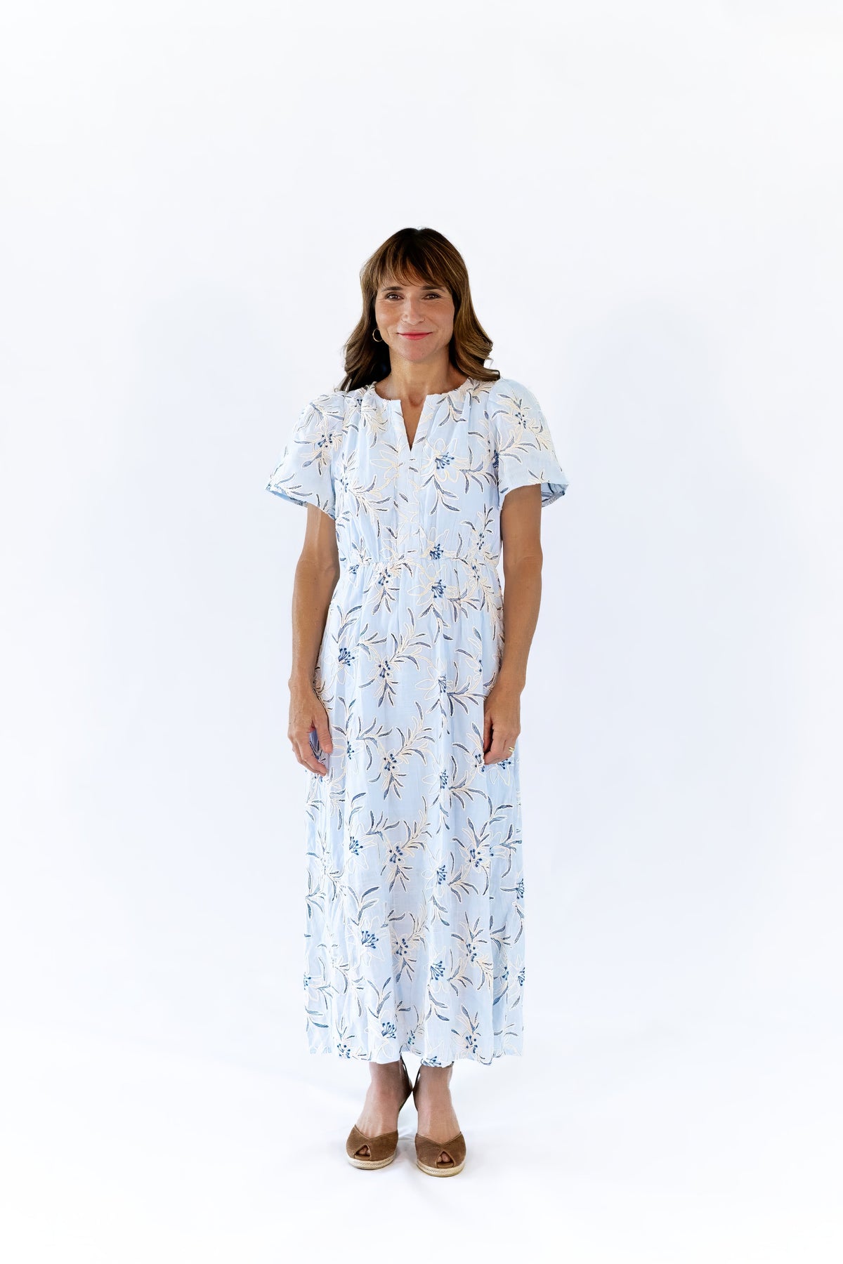 Fount Embroidered Dress