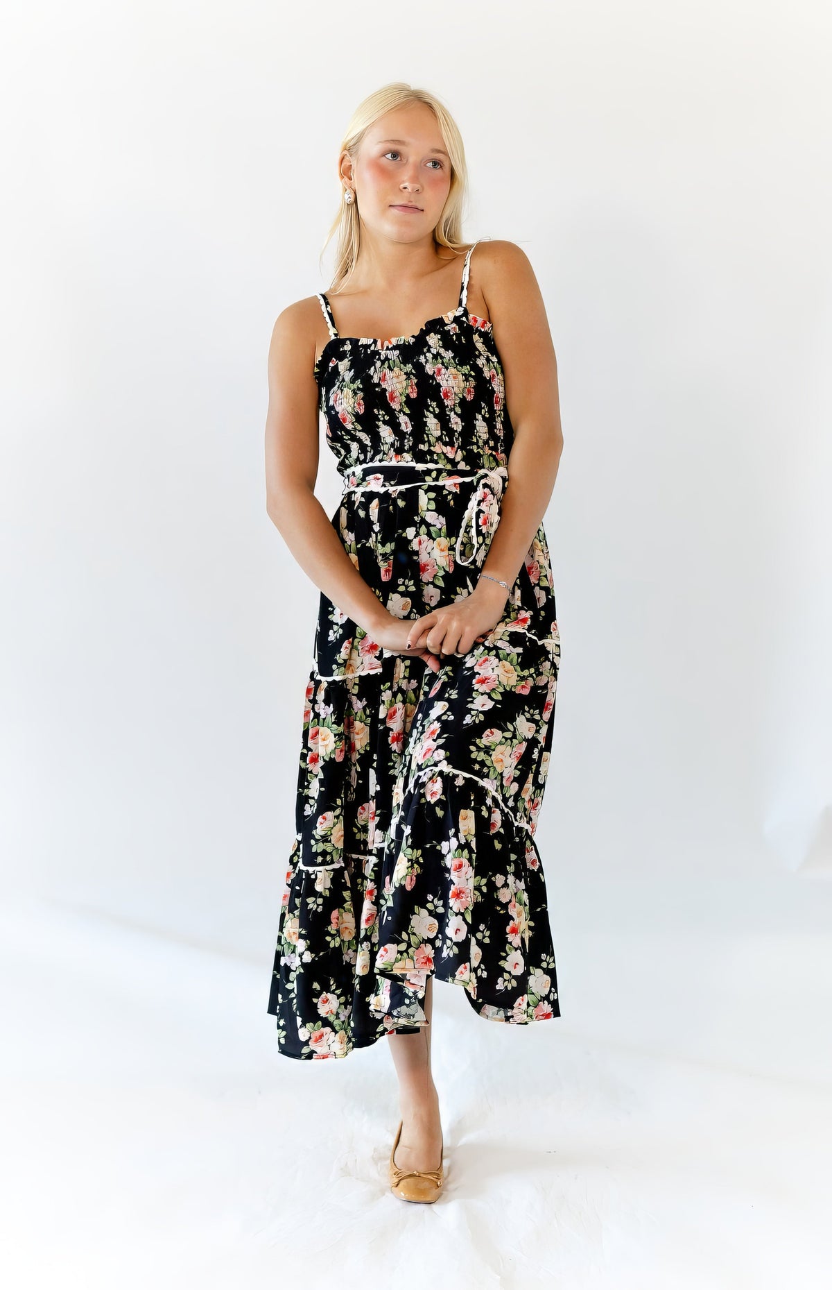 Alessia Floral Midi Dress