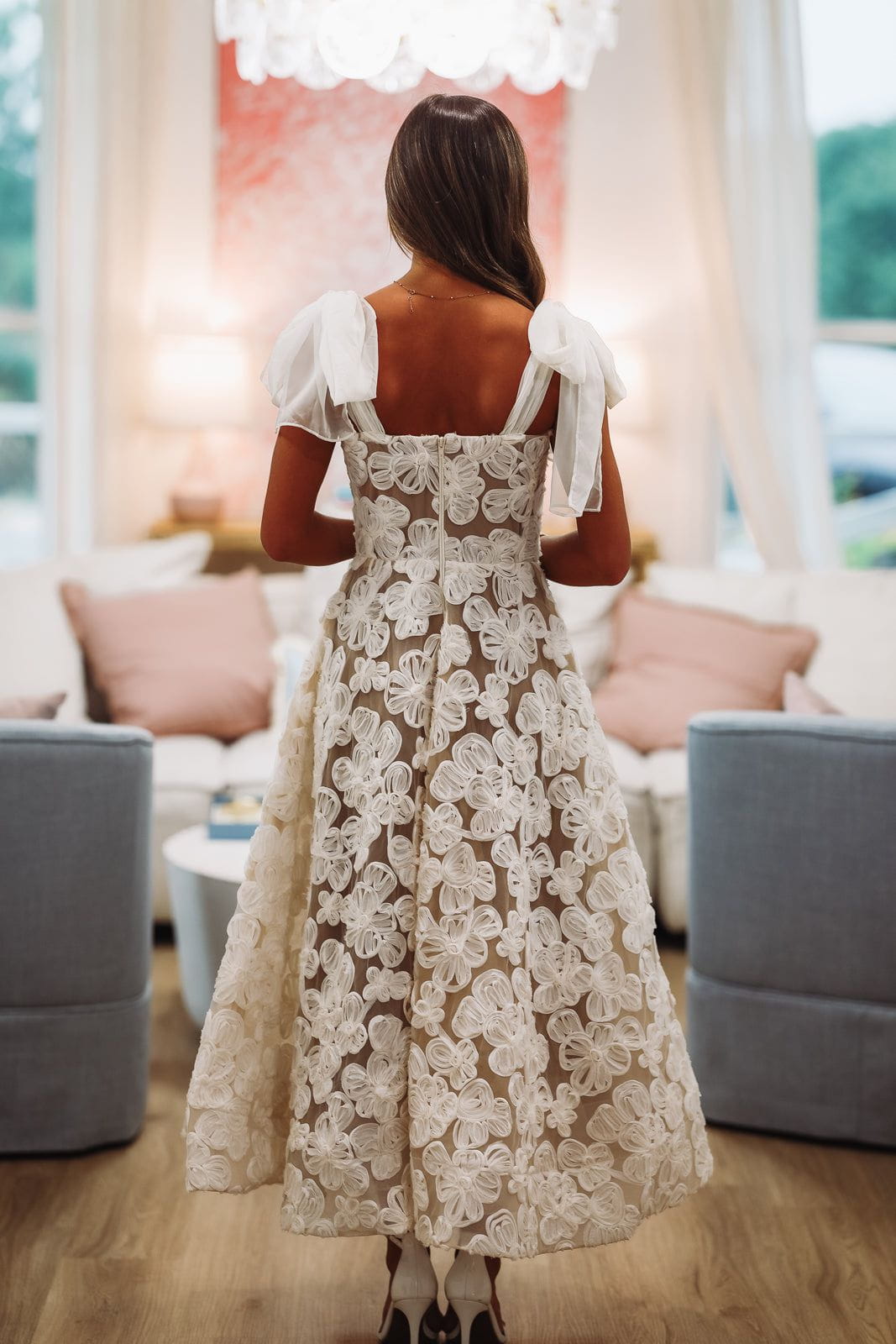 I'm Enchanting Midi Dress - Cream