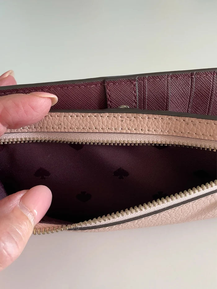 Kate Spade Vet Ej-skinnplånbok NWOT
