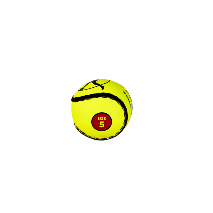 Official Size 5 GAA Sliotar | Yellow Hurling Ball