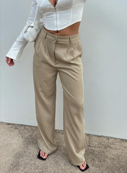 Archer Pants Taupe Tall