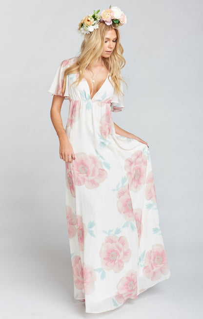 Faye Flutter Maxi Dress