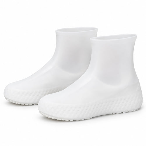 Packable Stretch-On Rain Shoe Covers – Reusable Waterproof Overshoes for Everyday Footwear