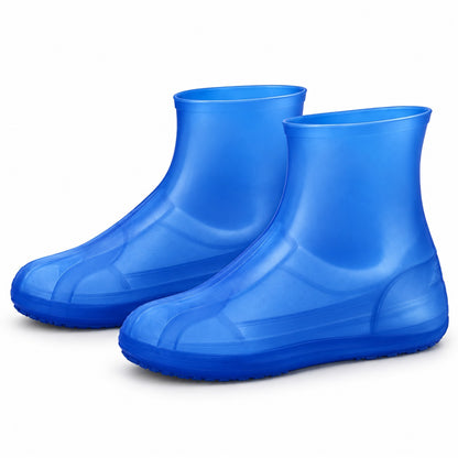 Packable Stretch-On Rain Shoe Covers – Reusable Waterproof Overshoes for Everyday Footwear