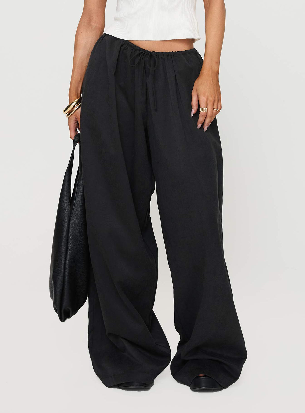Bungala Oversized Relaxed Pants Black