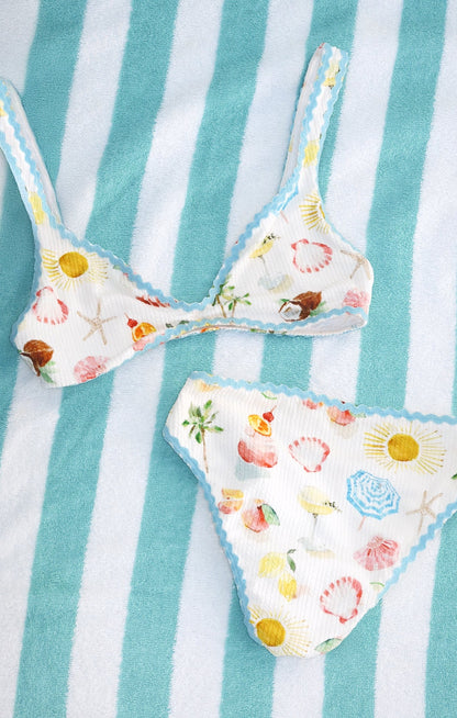 Maritime Top ~ Seaside Treasures Scallop