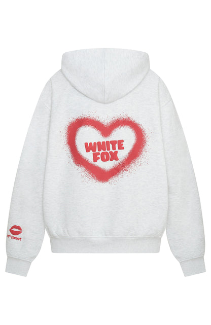11th Street City Girl At Heart Oversized Hoodie Cherry Glaze