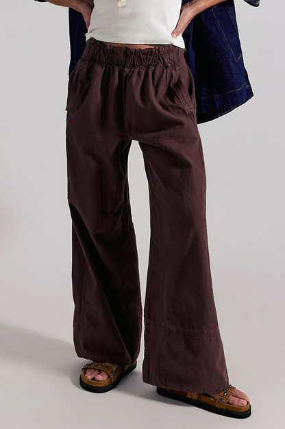 Day's End Linen Pull-On Pants
