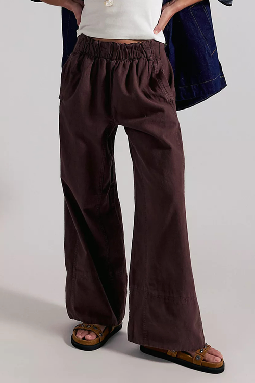 Day's End Linen Pull-On Pants