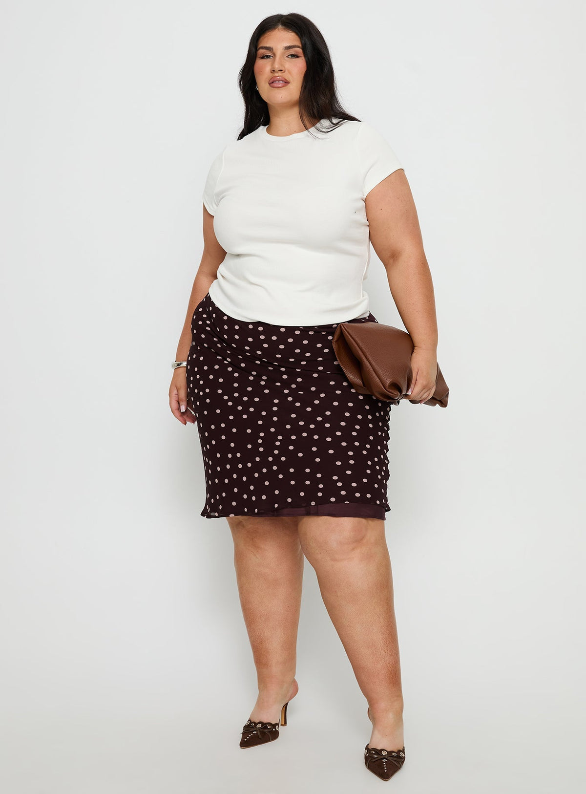 Baseline Longline Rib Top White Curve