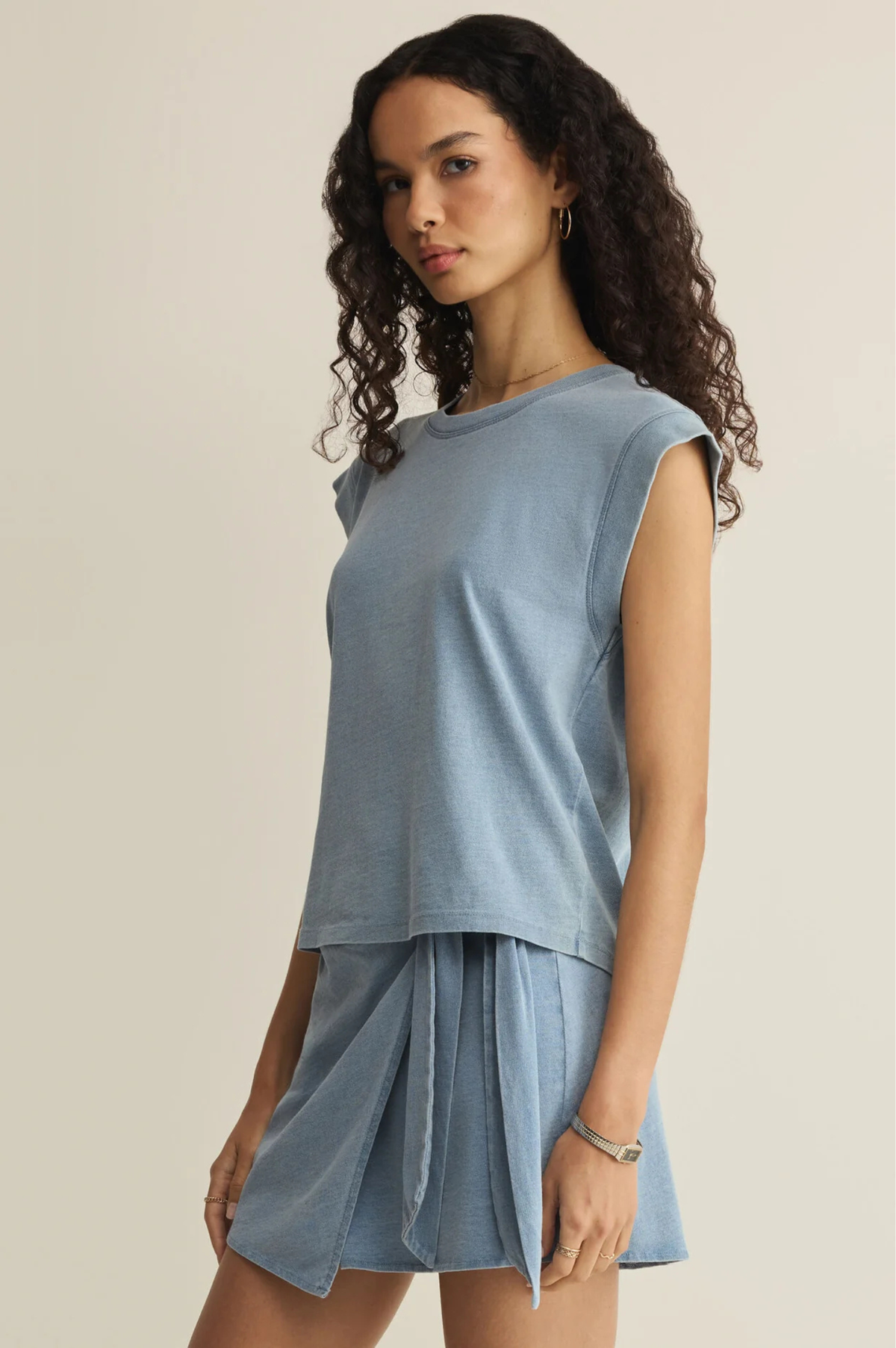 Camino Cotton Denim Tee