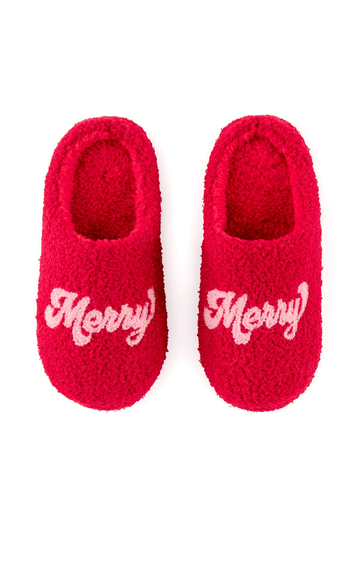 Merry Slippers ~ Red