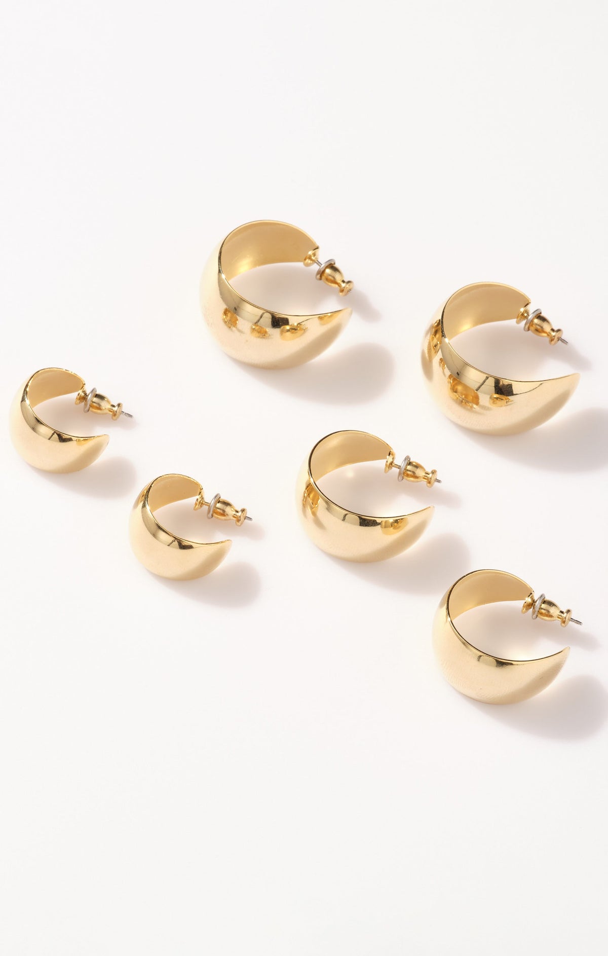 Faithy Jewels Large Lucy Hoop Earrings ~ Gold
