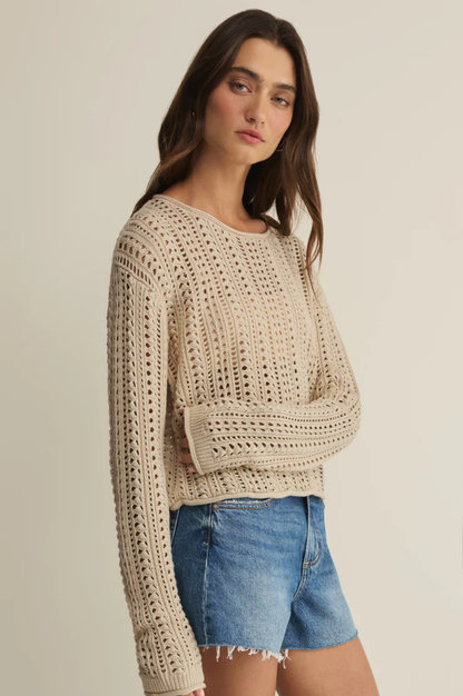 Upland Crochet Sweater Top