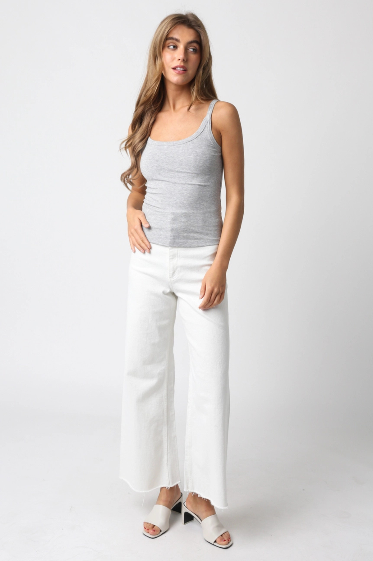 Amy Ribbed Tank Top