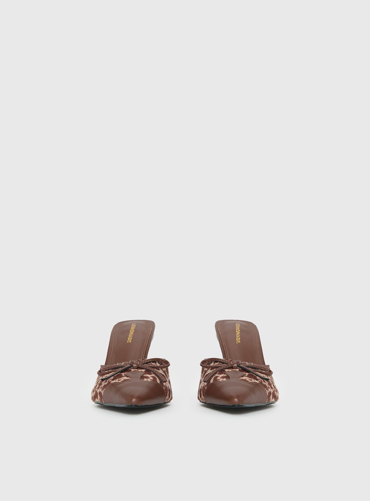 Boardroom Pointed Toe Heels Caramel Cow
