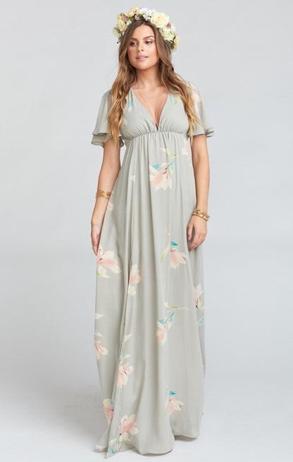 Faye Flutter Maxi Dress