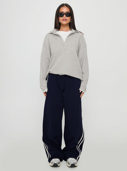 Another Level Collared Jumper Grey
