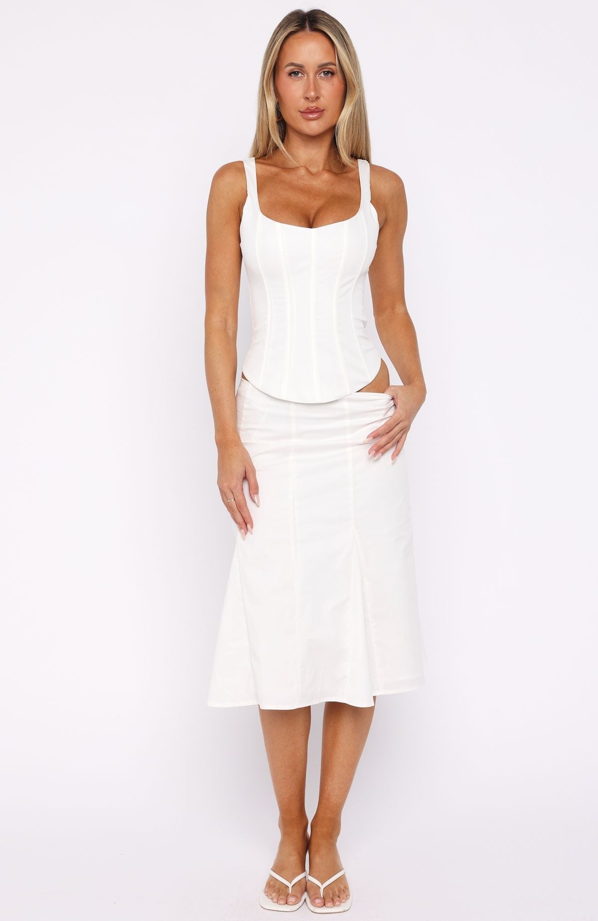 Empire Energy Bustier White