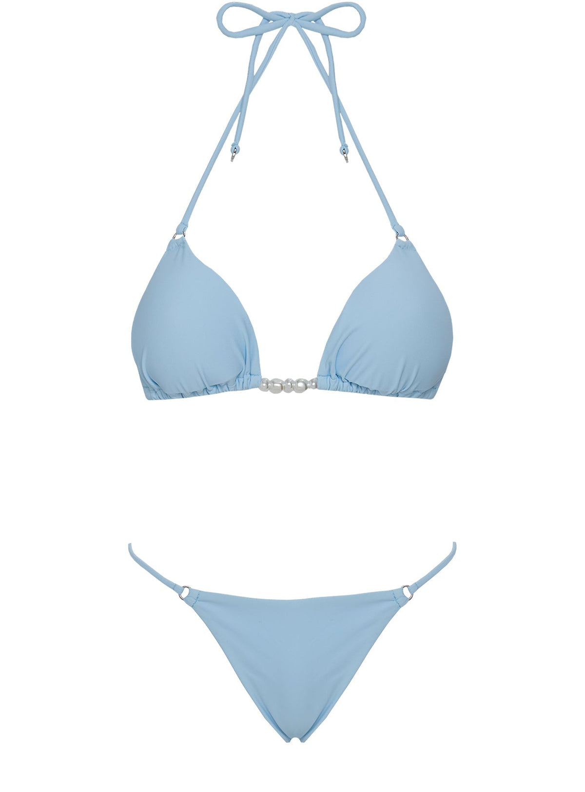 Adrah Cheeky Bikini Bottoms Blue