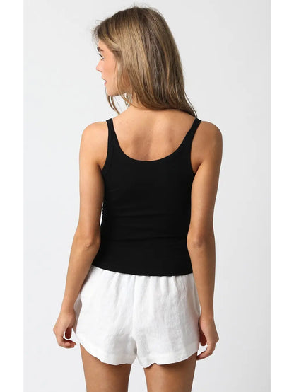 Amy Ribbed Tank Top