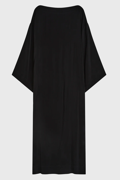 BONDI BORN Cremona Tie-Side Maxi Coverup - Black
