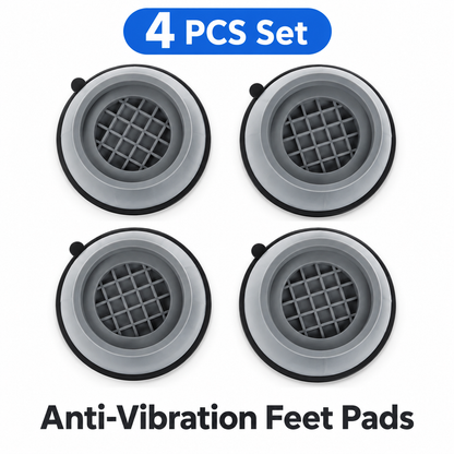 🔇 4PCS Anti-Vibration Washing Machine Feet Pads – Non-Slip Shock Absorbing Appliance Support Pads