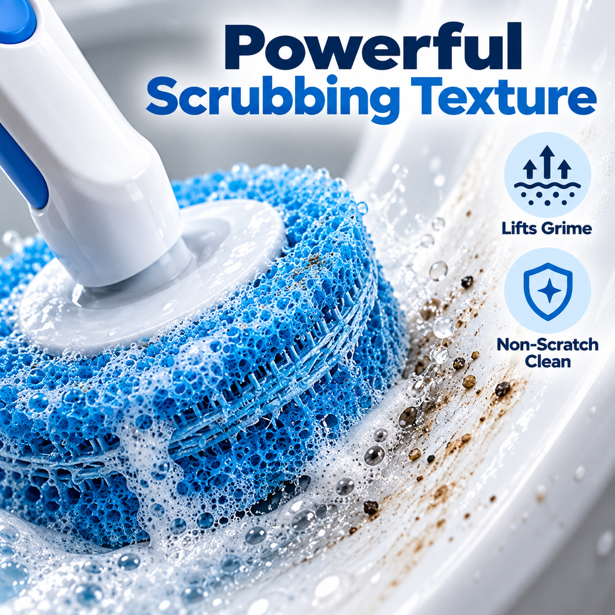 Disposable Toilet Brush Set with 36 Brush Heads – 3 Fresh Cleaning Scents, No-Touch Disposal & Storage Holder