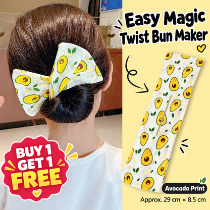 🎀 Easy Magic Twist Bun Maker – Quick 10-Second Elegant Hair Styling Tool