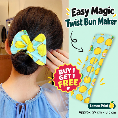 🎀 Easy Magic Twist Bun Maker – Quick 10-Second Elegant Hair Styling Tool