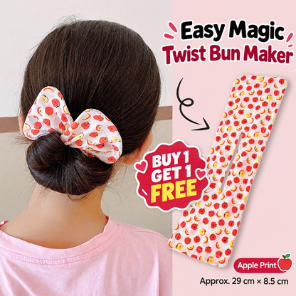 🎀 Easy Magic Twist Bun Maker – Quick 10-Second Elegant Hair Styling Tool