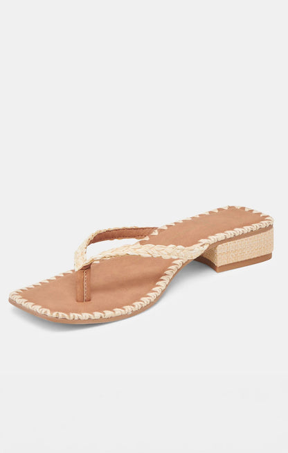Dolce Vita Barty Sandals ~ Light Natural Raffia