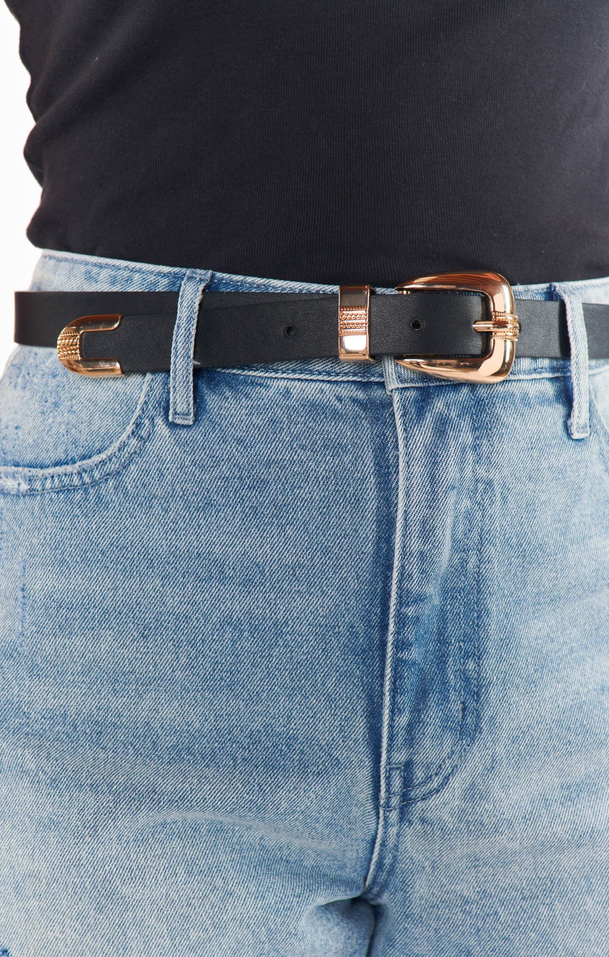 Petit Moments Square Belt ~ Black