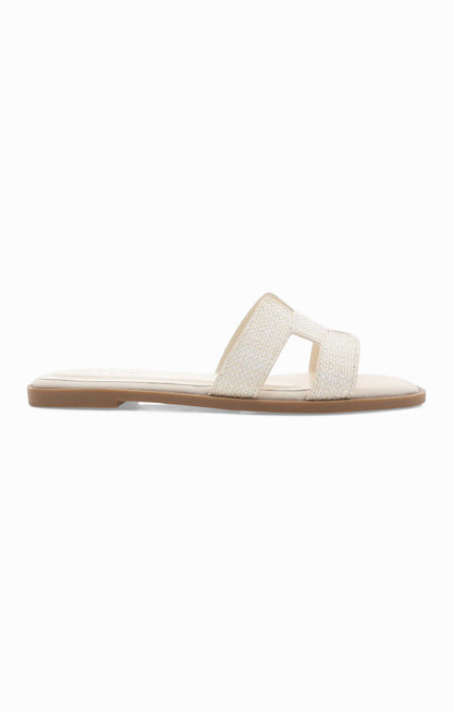 Billini Gordy Sandal ~ Cream Raffia