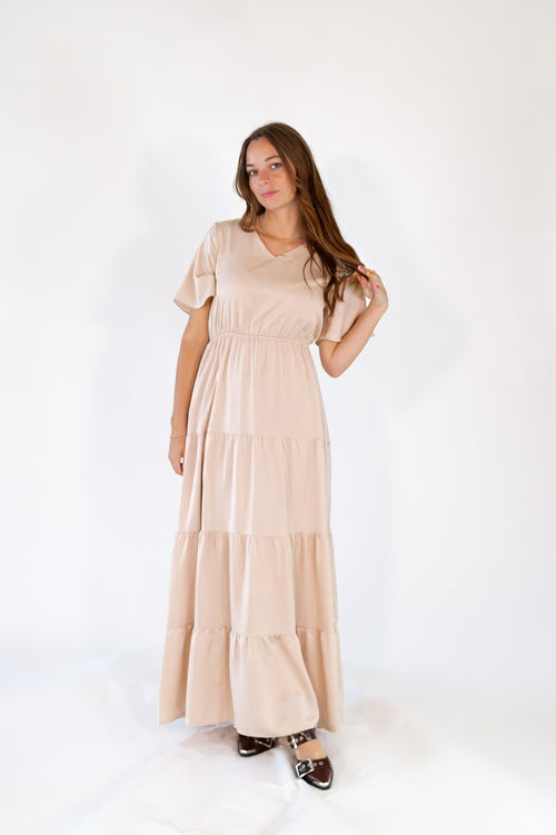 Stine Champagne Dress