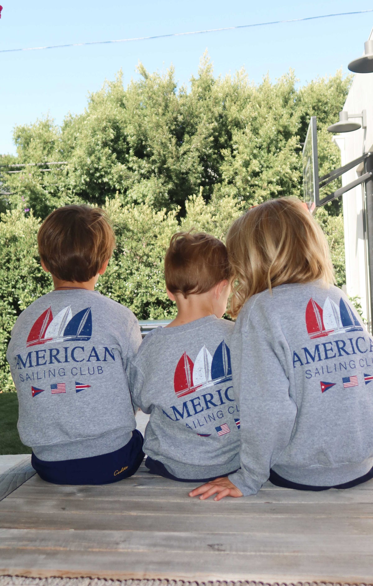 Davis Sweatshirt ~ Sailing Club Graphic