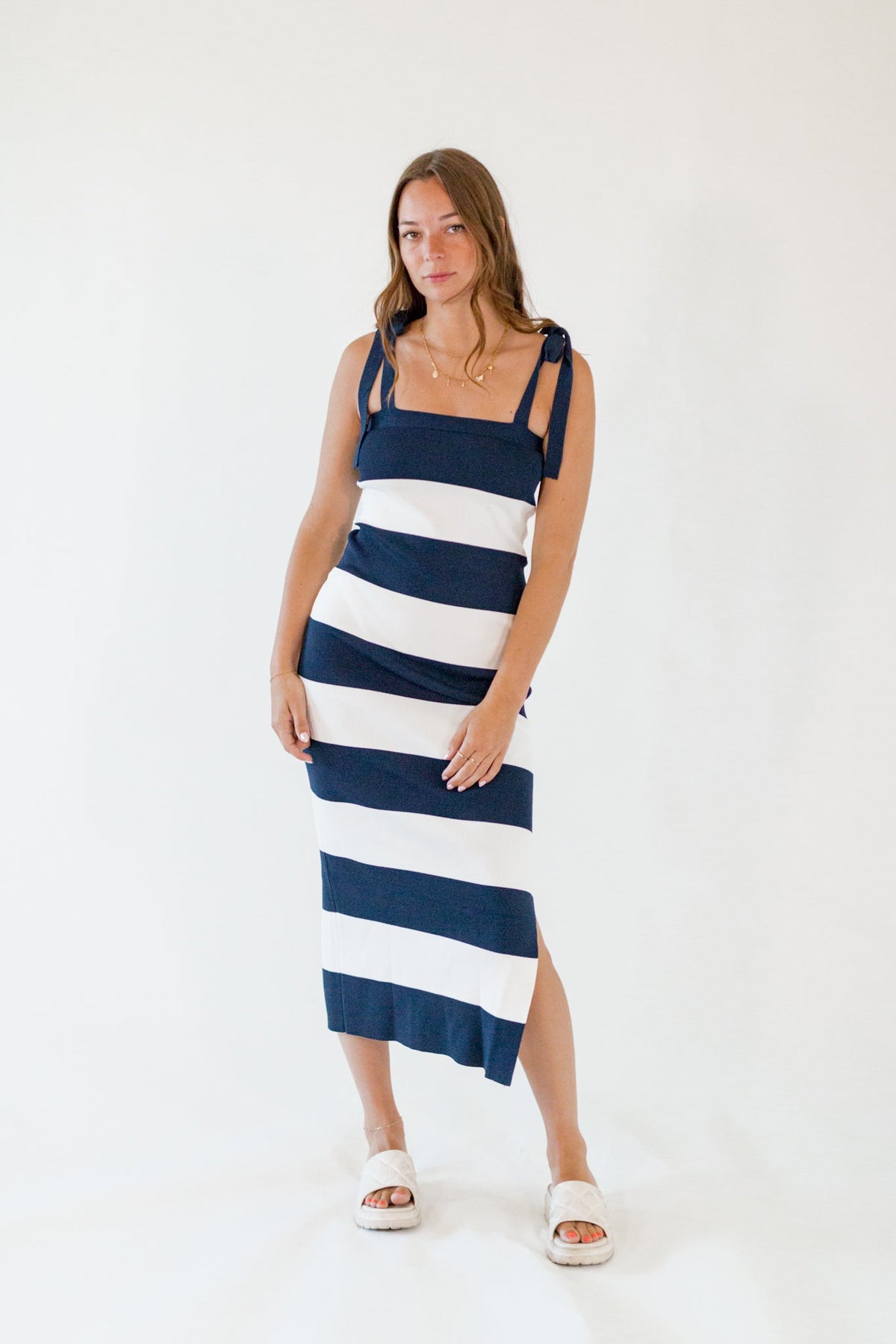 Monse Striped Knit Dress