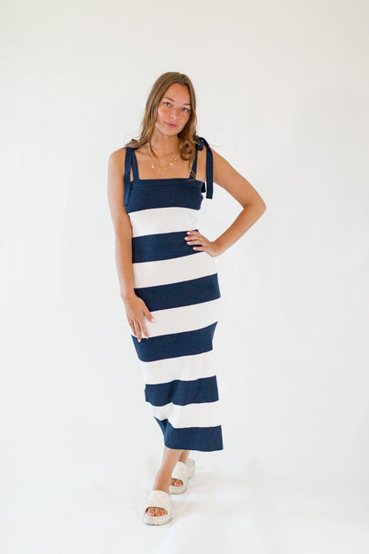 Monse Striped Knit Dress