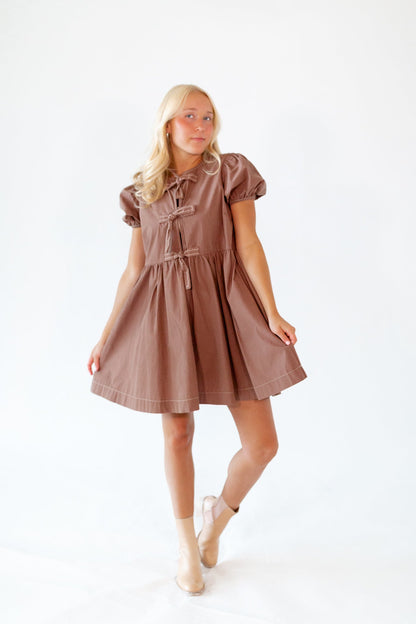 Liam Bow Accent Dress