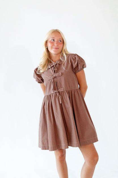 Liam Bow Accent Dress