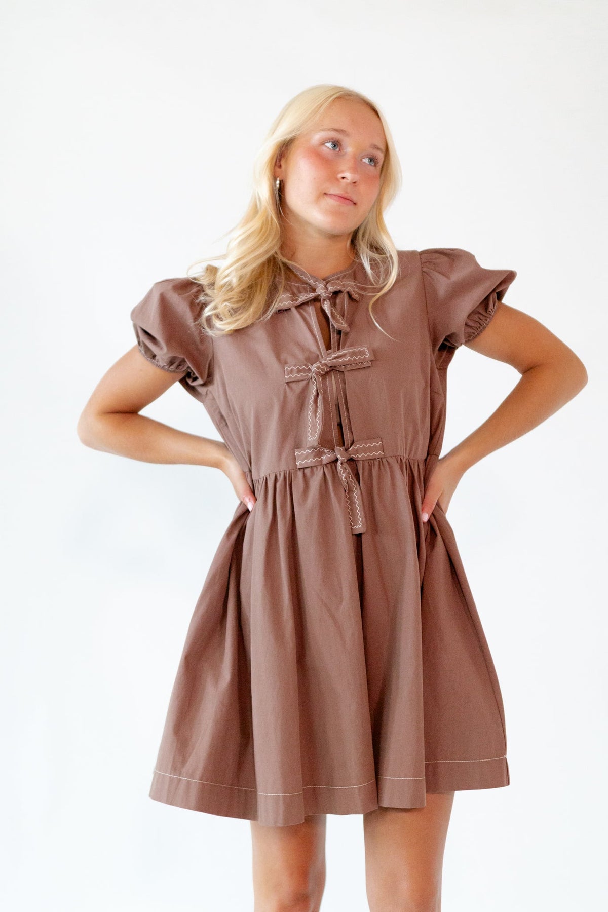 Liam Bow Accent Dress