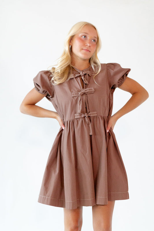 Liam Bow Accent Dress