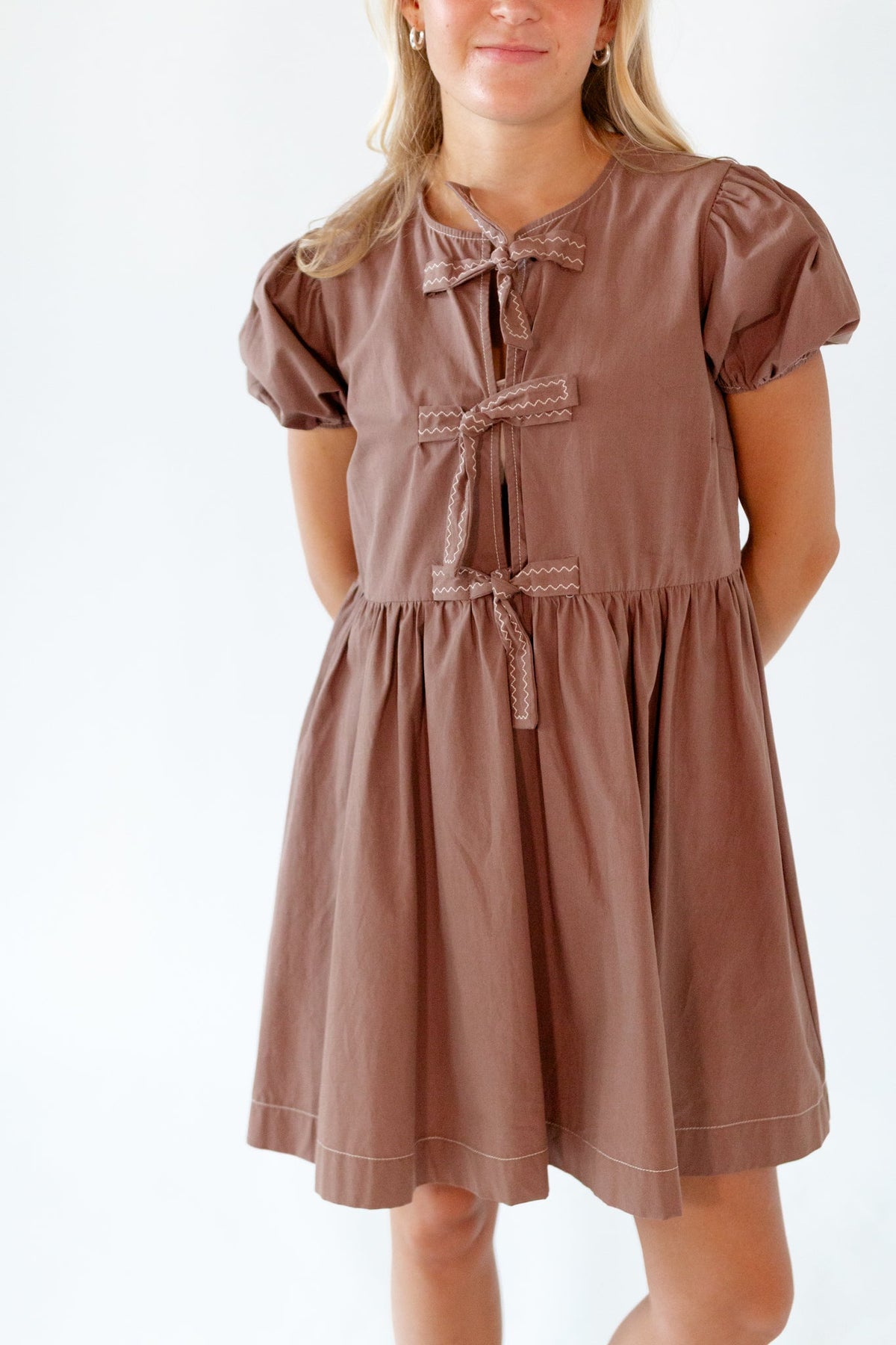 Liam Bow Accent Dress
