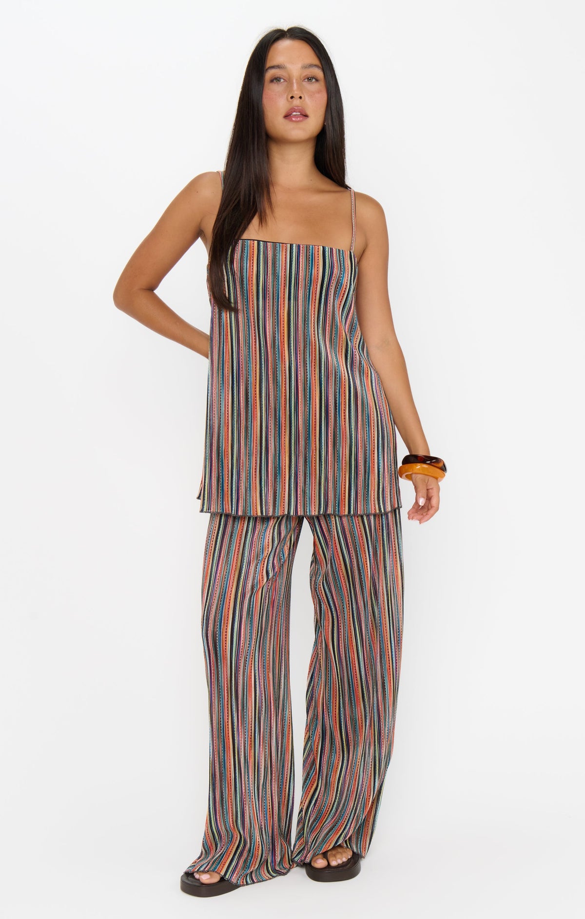 Abby Top ~ Sundown Stripe Knit