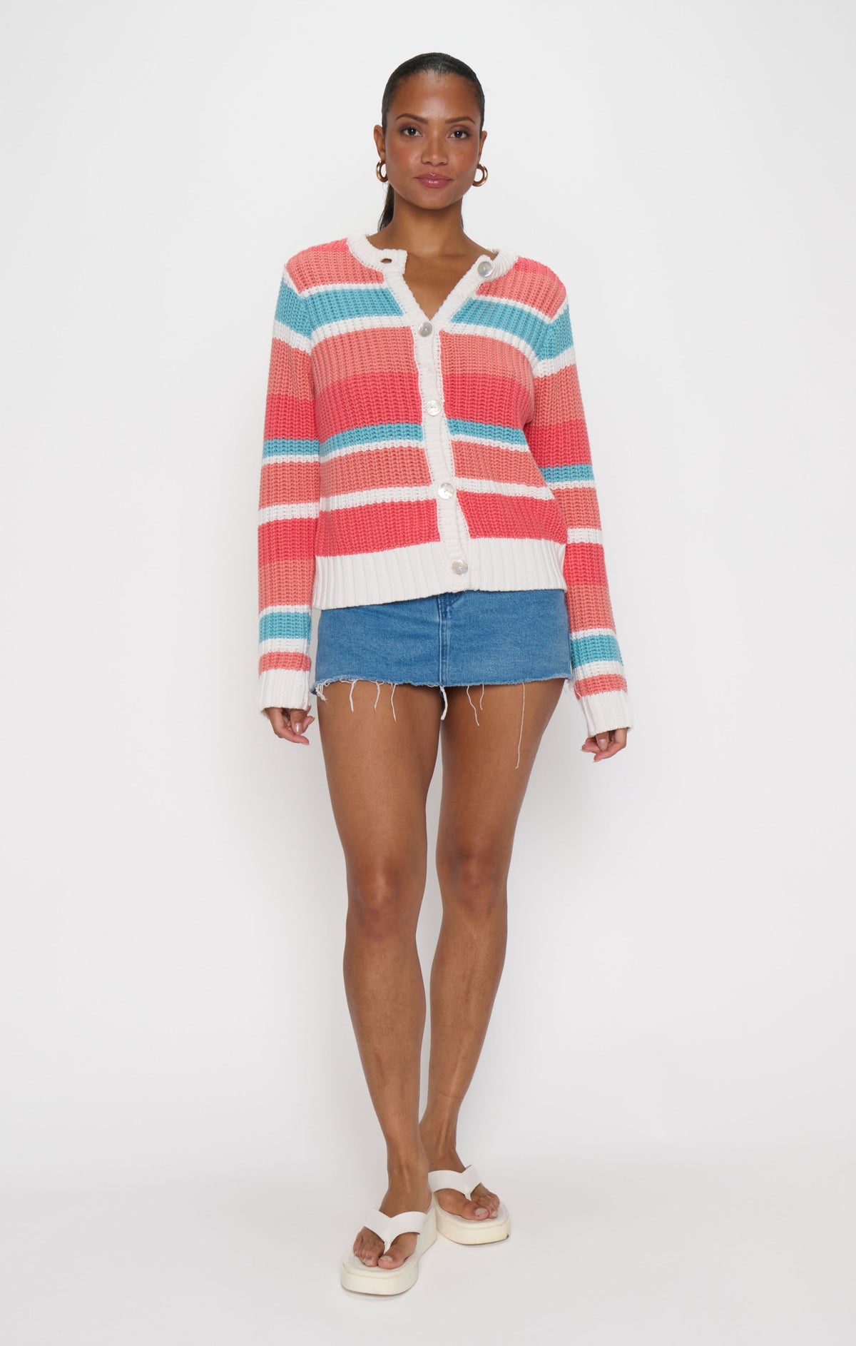 Camden Cardigan ~ Cabana Stripe Knit
