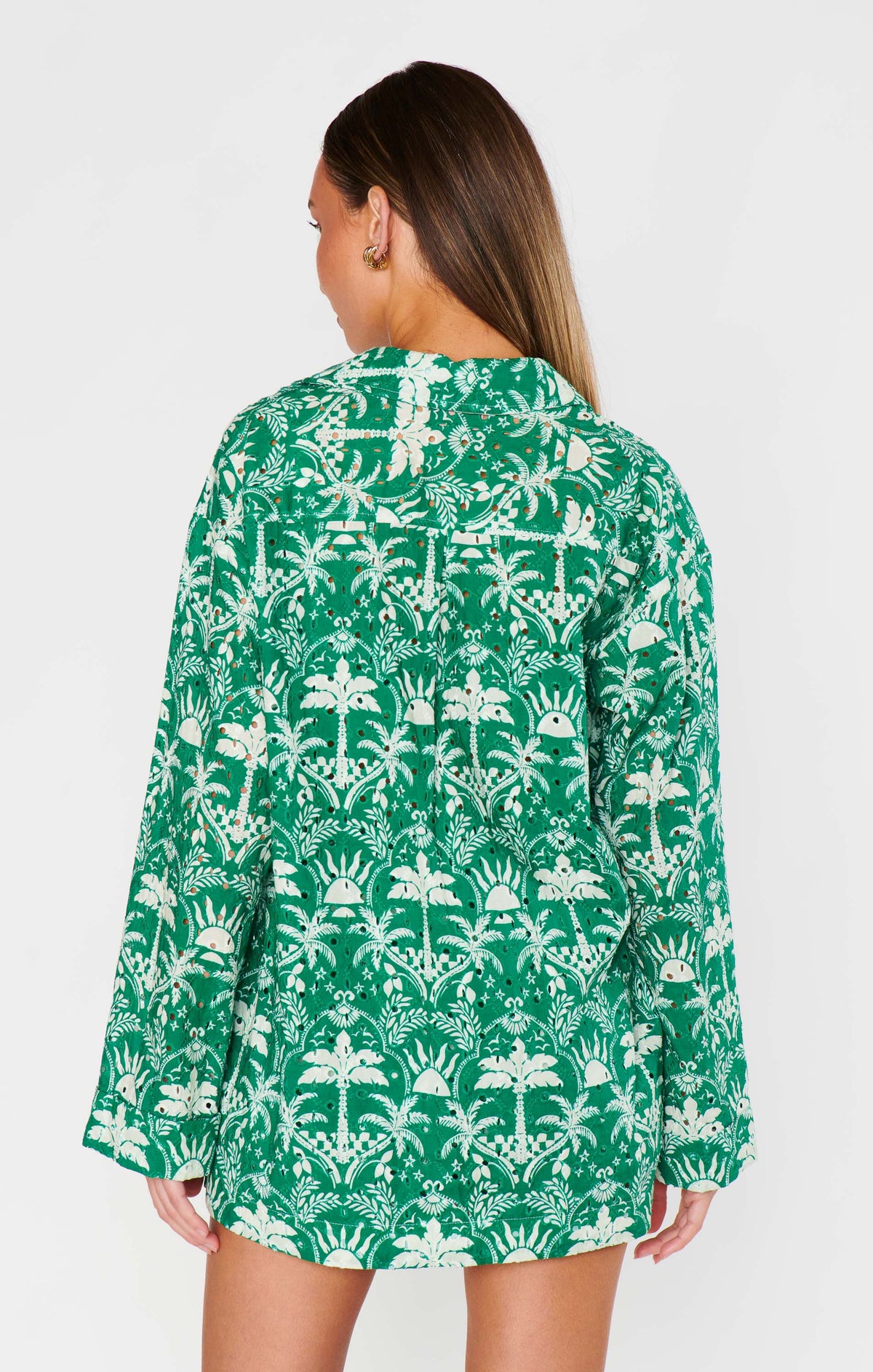 Carry On Button Down ~ Tiki Palms